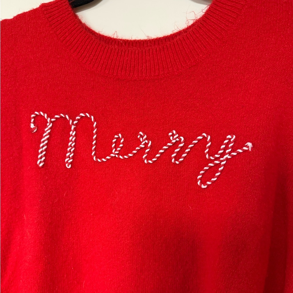 Embroidered Christmas Sweater - Picture 2 of 4